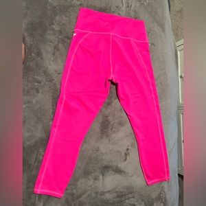 Fablectics Hot Pink Cropped Leggings